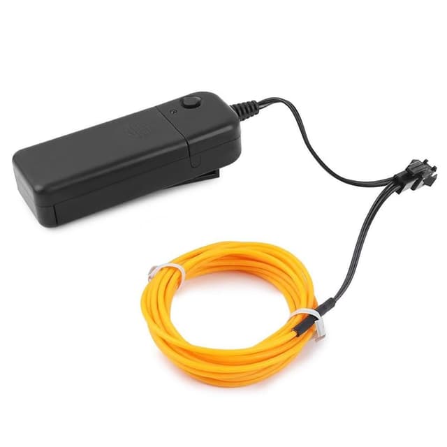 LED Strip för scooter bil motorcykel etc 3 ljuslägen - Gul