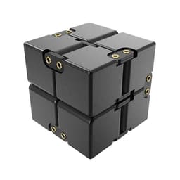 Fidget Toy Stress Avslappning Infinite Cube Flip Kub Svart