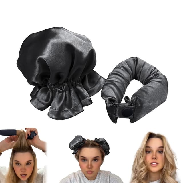 Overnight Hair Curler Bun Maker Hårkrøllingsverktøy med hårbeskytter