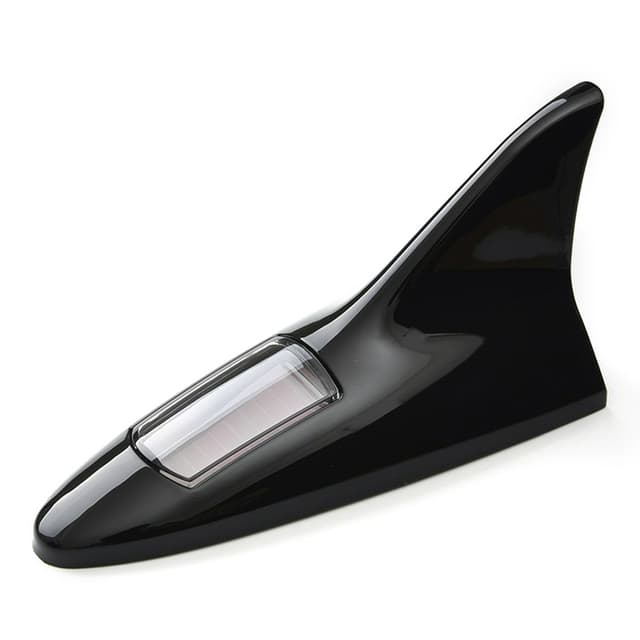 Soldrevet Shark Fin biltak Bakvinge 8 LED blinklys billys