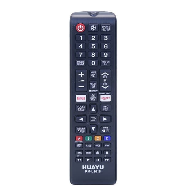 HUAYU TV fjernkontroll Erstatning for RM-L1618 Samsung LCD TV