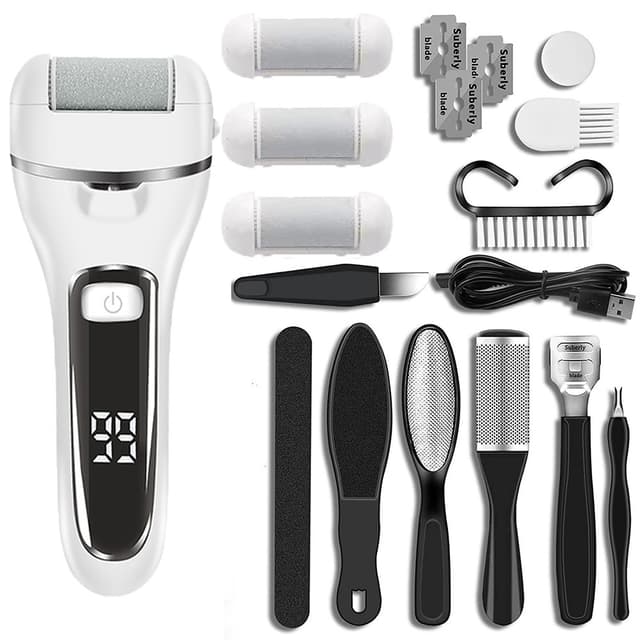Elektrisk fotsliper Foot Callus Remover Pedikyrverktøy Fotpleie