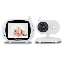 2.4G Digital trådløs 3,5 tommer farve LCD babymonitor 5m Night Vision SP850