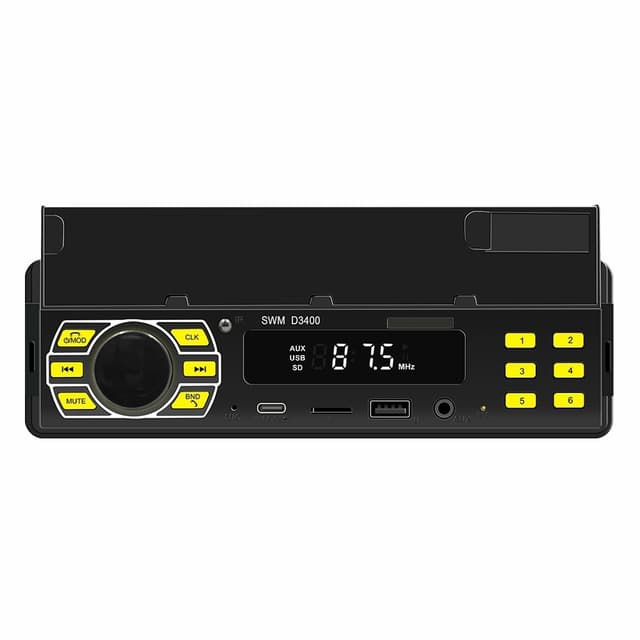 Bluetooth Stereo Bilstereo FM-radio MP3-spelare telefonhållare