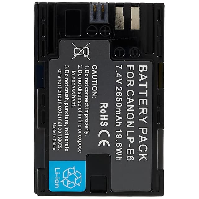 For CANON 5D SR/5D Mark IV 7.40V 2650mAh kamera Li-ion-batteri