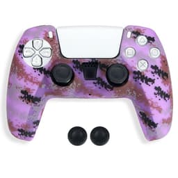 DATA FROG För Sony Playstation 5 Silikonskydd Spelkontrollskydd med 2 Rocker Caps