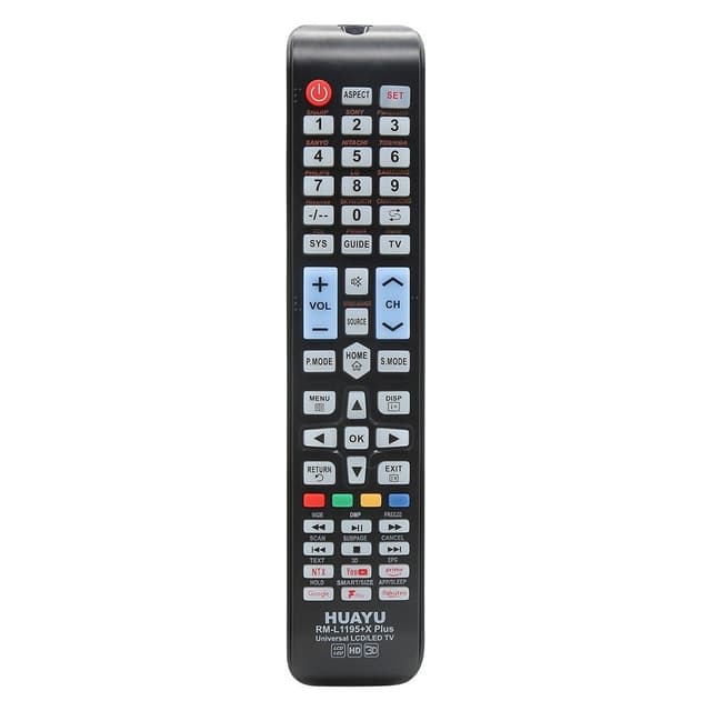 TV-fjernkontroll HUAYU RM-L1195+X PLUS Kompatibel med LCD LED-TV