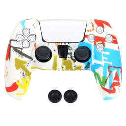 DATA FROG Til Sony Playstation 5 Silikone Cover Gamepad Beskyttelsescover med 2 Rocker Caps