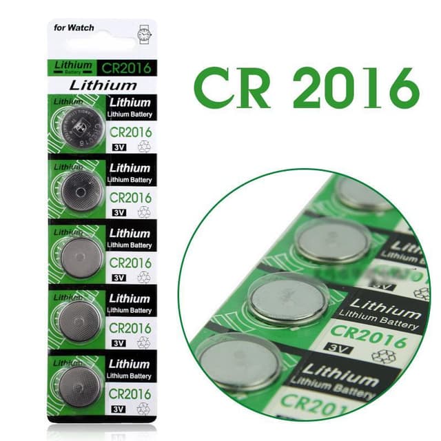 Alkalisk Knappcellbatteri CR2016 Storpack