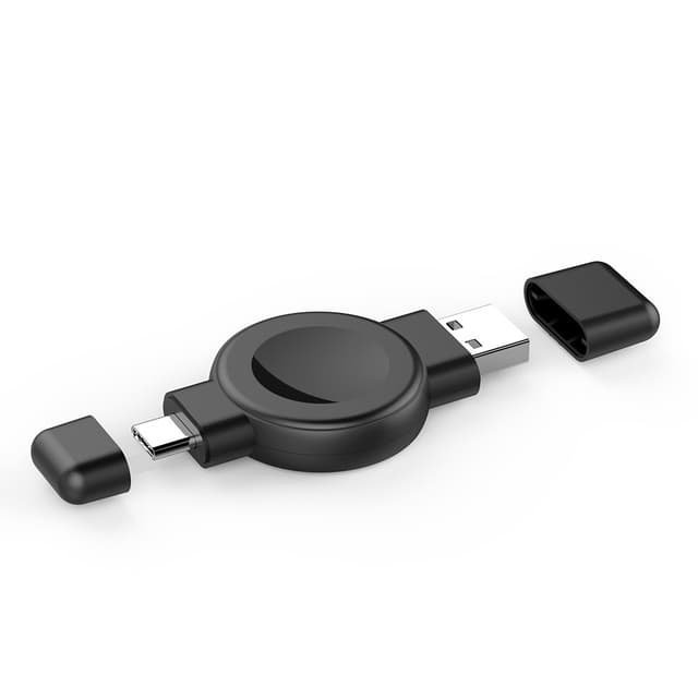 Lader til Watch Series + Samsung med USB-C+USB-kontakt