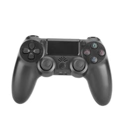 Trådløs spillkontroller for PS4-spill med høyttaler og stereohodesettkontakt - svart