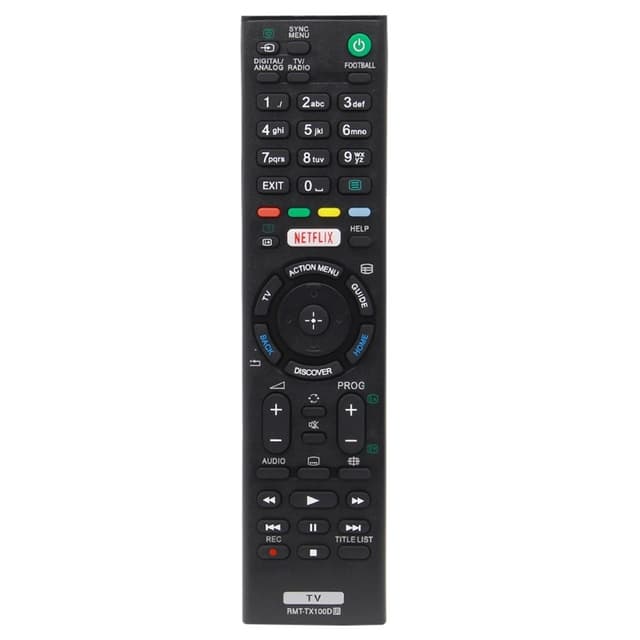 TV fjärrkontroll Ersättning för RMT - TX100D Sony TV