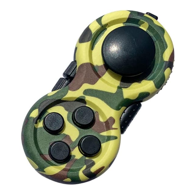 Fidget Spinner Relaxation Pill Joystick med Nøkkelring - Grønn