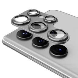 ENKAY kameralinsedeksel til Samsung Galaxy S24 Ultra aluminiumslegering+herdet glass