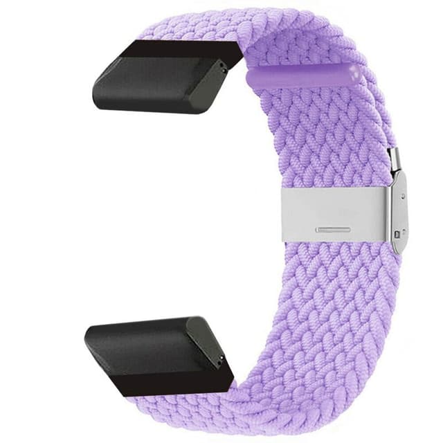 Flätat klockarmband Garmin Quatix 8 (47mm) - Lightpurple