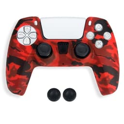 DATA FROG til Sony Playstation 5 Silikondeksel Spillkontrollerdeksel med 2 vippedeksler