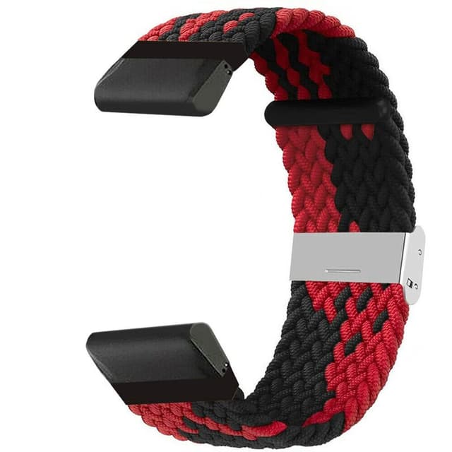 Flätat klockarmband Garmin Quatix 8 (51mm) - Redblack