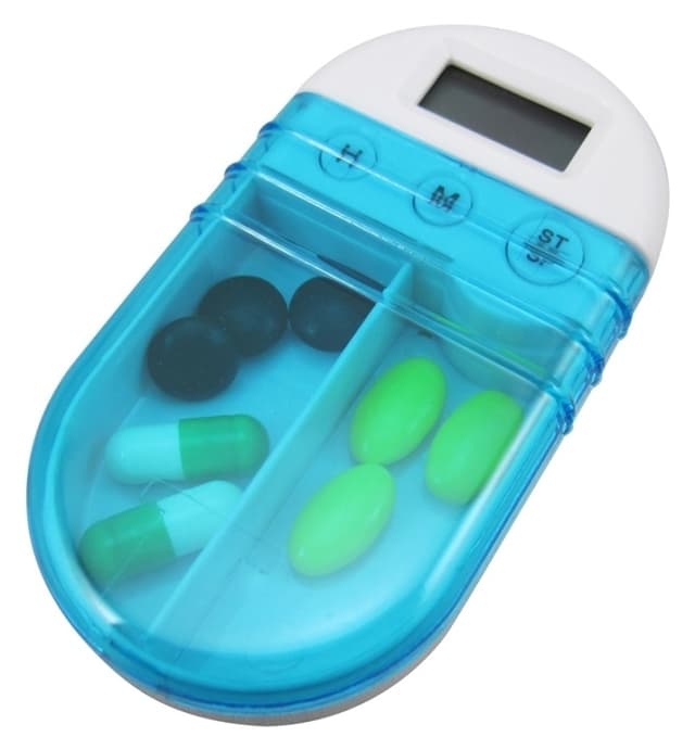 Medisinboks med timer og display