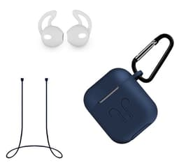 Silikon-kit till Airpods, Silikonfodral, Strap, Silikonsnäckor, Karbinhake, Mari