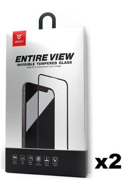 2-Pack Mr. Yes Skärmskydd i härdat glas till iPhone XS Max med 3D-skydd