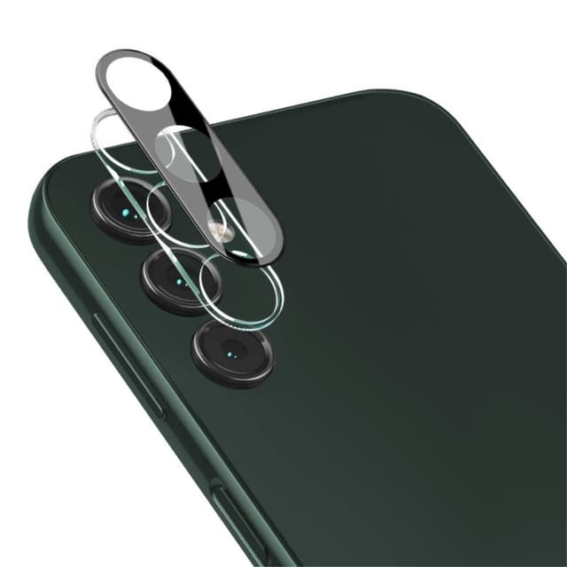 IMAK Samsung Galaxy A25 -kameran linssisuojalle karkaistu lasilinssikalvo