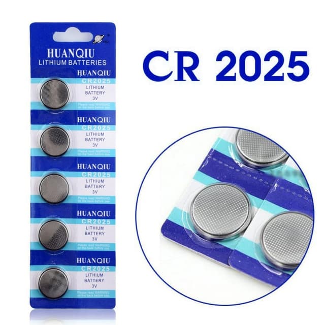 Alkalisk Knappcellbatteri CR2025 Storpack