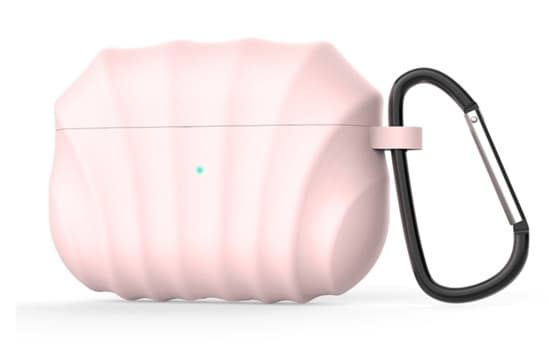 Silikonskall med krok for Airpods Pro, Pink