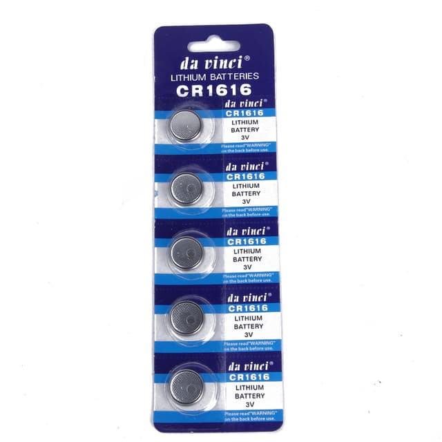 Alkalisk Knappcellbatteri CR1616 Storpack