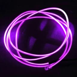 131cm scooter scooter lys batteridrevet fleksibel lampe - lilla