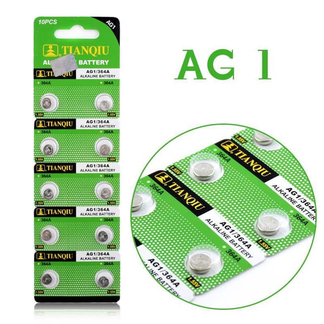 Alkalisk Knappcellbatteri SR60 / V364 / AG 1 Storpack
