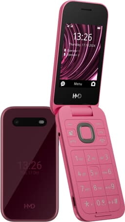 HMD 2660 mobiltelefon (rød)