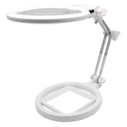 Hopfällbart stort förstoringsglas med LED lampa 2,5 x 130mm
