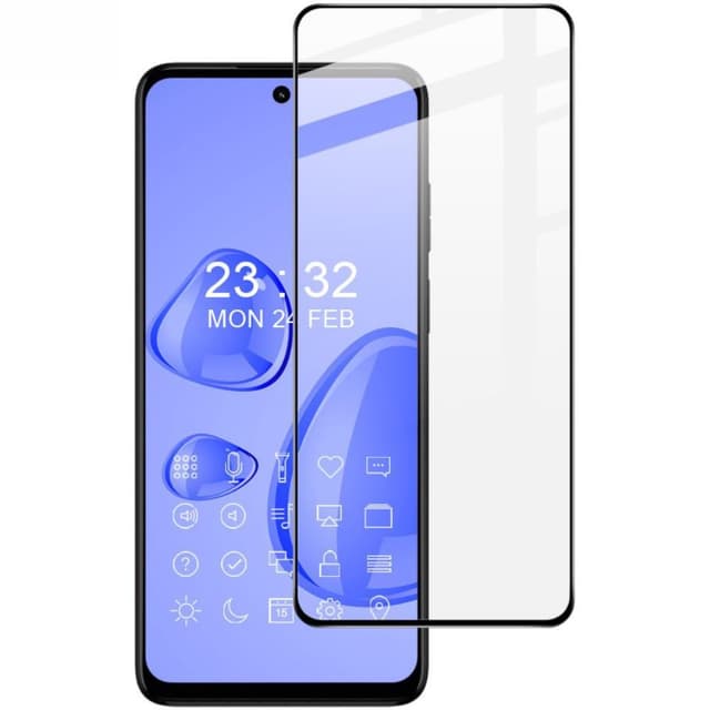 Motorola Moto G32 4G IMAK Pro+ helhetlig ramme i herdet glass svart