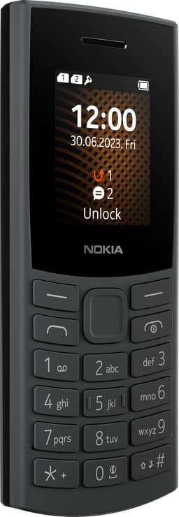 Nokia 105 mobiltelefon (svart)