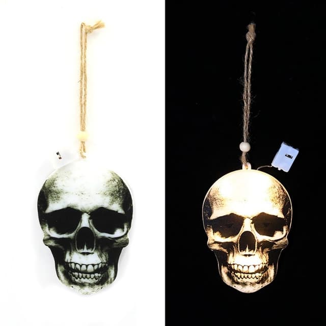 Halloween Hängande LED-ljus Dödskalle Festdekor - Dödskalle