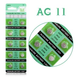 Alkalisk Knappcellbatteri SR58 / V362 / AG11 Storpack
