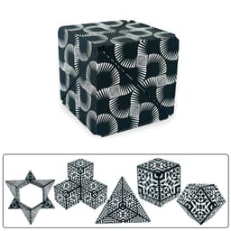 Fidget 6x6x6cm 3D Magnetisk Kub Förändrande Magisk Kub Pussel