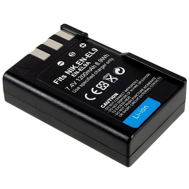 EN-EL9 Batteri til Nikon D40/D40X/D3000/D5000/D60 Etc