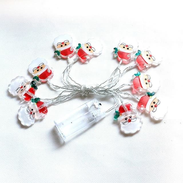 1,5 m 10 LED-lampor Santa Claus String Light Dekorativ - Tomtar