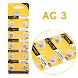 Alkalisk Knappcellbatteri SR41 / V392  / AG 3 Storpack