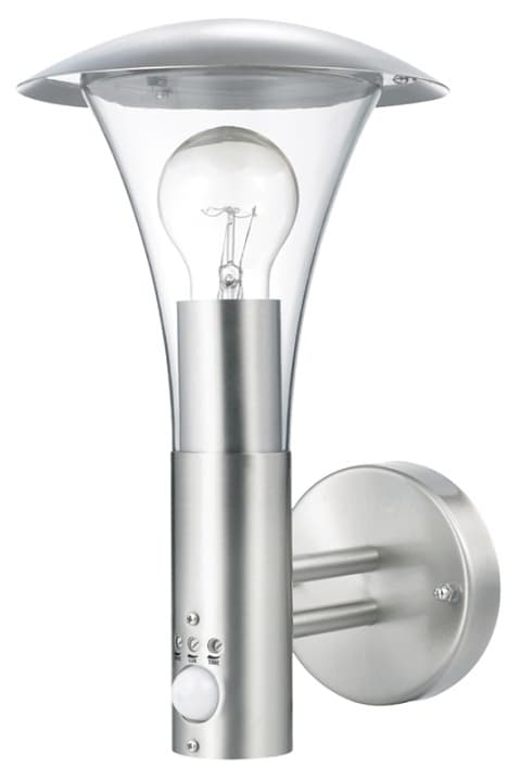 Ranex Utendørs Vegglampe 60 W med Bevegelse Sensor Børstet Stål