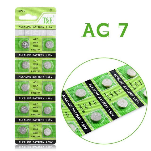 Alkalisk knappcellebatteri SR57/V395/AG7 Stor pakke