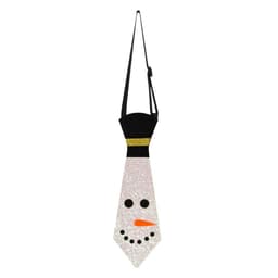 Julefiltslipsmønster Festfestivalslips - Snowman Face