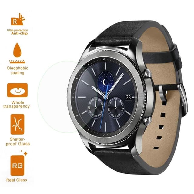 0,3 mm hærdet glas skærmbeskytter til Samsung Gear S3