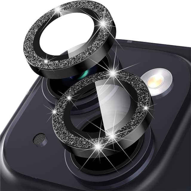 iPhone 15 / 15 Plus Ring Circle Lens -elokuvasetti Glitter