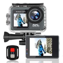Handlingskamera 24MP 5K Ultra HD 30m vanntett utendørs sportskamera