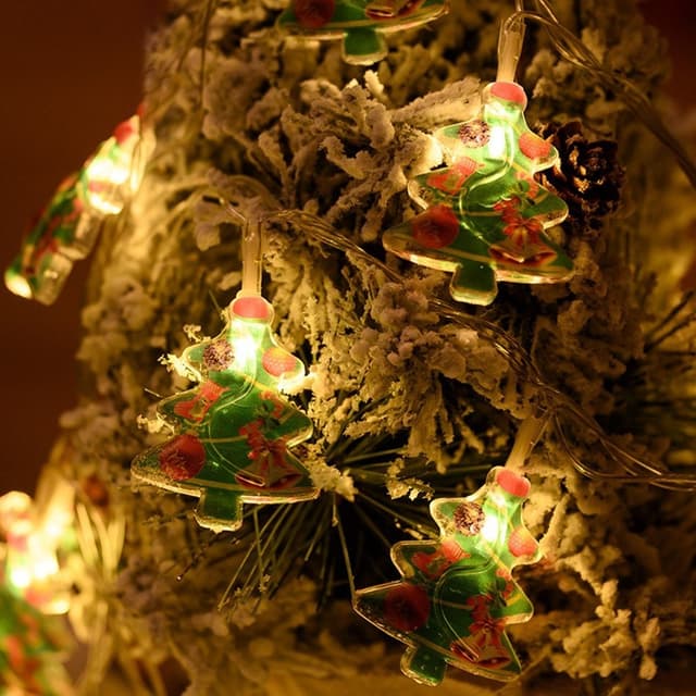 1,5m 10 LED-lys Julenissens strenglys Dekorativ - Juletre