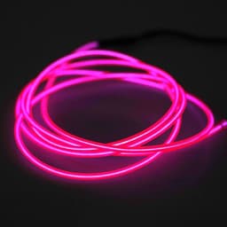 131cm scooter scooter lys batteridrevet fleksibel lampe - rosa