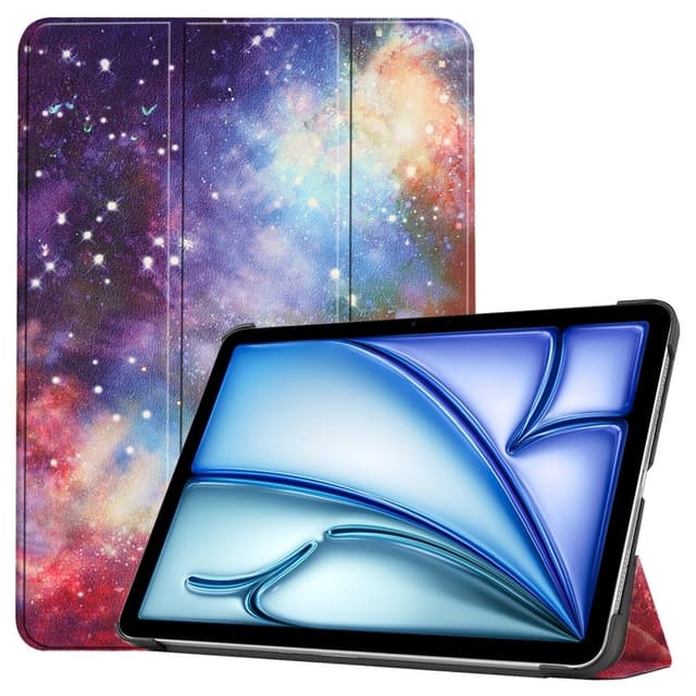 iPad Air 11 (2024) Kotelo Auto Herää / Nuku Kolminkertainen Taittojalusta Tabletin Suoja - Galaxy