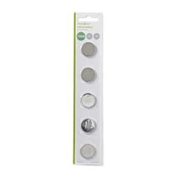 Nedis Lithium knappecellebatteri CR2430 | 3 V DC | 5-Pakke | Sølv